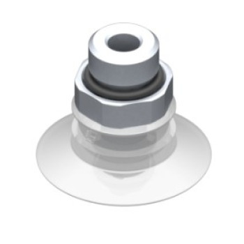 33mm-es FDA szilikon lapos tapadókorong, G1/4" külső menettel.