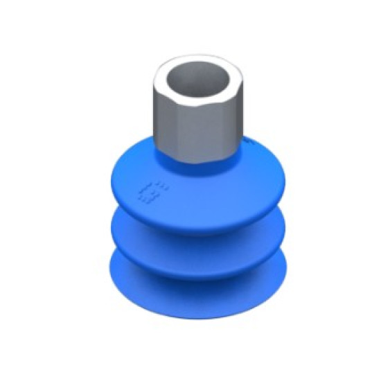 33mm-es HNBR 60 kétharmonikás tapadókorong, G1/4" belső menettel.