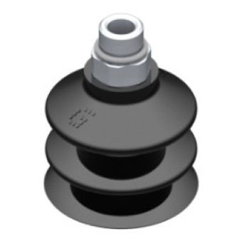 33mm-es NBR 50 kétharmonikás tapadókorong, G1/8" külső menettel.
