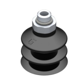 33mm-es NBR 50 kétharmonikás tapadókorong, G1/8" külső menettel.
