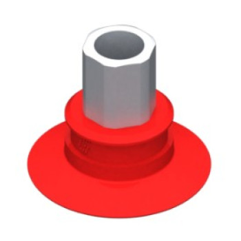 33mm-es szilikon lapos tapadókorong, G1/8" belső menettel.