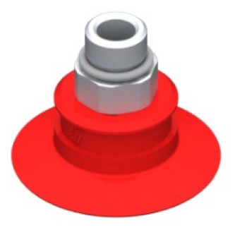 33mm-es szilikon lapos tapadókorong, G1/8" külső menettel.