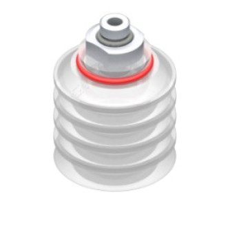 40mm-es FDA szilikon többredős tapadókorong, G1/8" külső menettel.