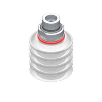 40mm-es FDA szilikon többredős tapadókorong, G3/8" külső menettel.