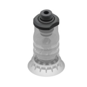 41mm-es FDA szilikon többredős tapadókorong, G1/4" külső menettel.