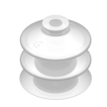 42mm-es FDA szilikon kétharmonikás tapadókorong, csatlakozó nélkül.
