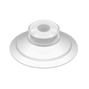 42mm-es FDA szilikon lapos tapadókorong, csatlakozó nélkül.