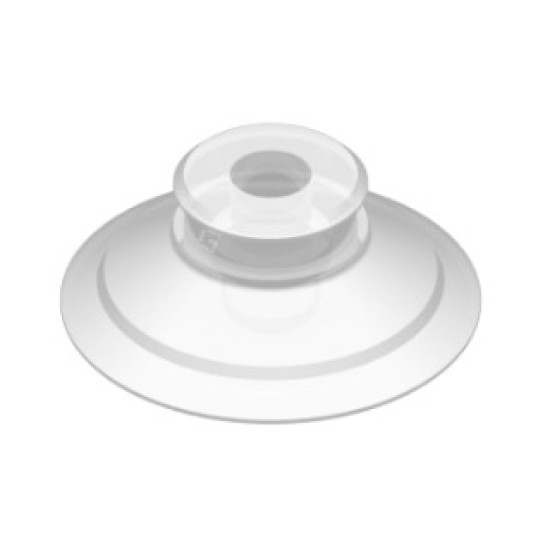 42mm-es FDA szilikon lapos tapadókorong, csatlakozó nélkül.