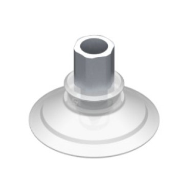 42mm-es FDA szilikon lapos tapadókorong, G1/8" belső menettel.