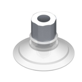 42mm-es FDA szilikon lapos tapadókorong, G1/8" belső menettel.