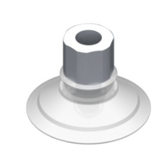 42mm-es FDA szilikon lapos tapadókorong, G1/8" belső menettel.