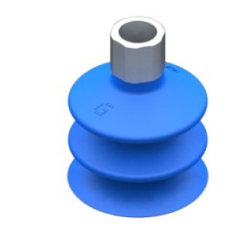 42mm-es HNBR 60 kétharmonikás tapadókorong, G1/4" belső menettel.