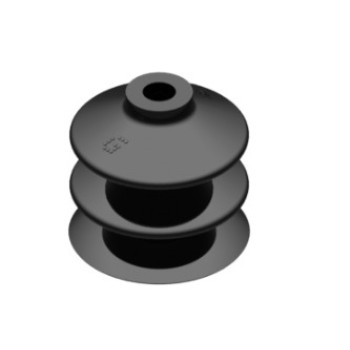 42mm-es NBR 50 kétharmonikás tapadókorong, csatlakozó nélkül.