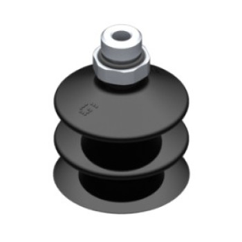 42mm-es NBR 50 kétharmonikás tapadókorong, G1/4" külső menettel.