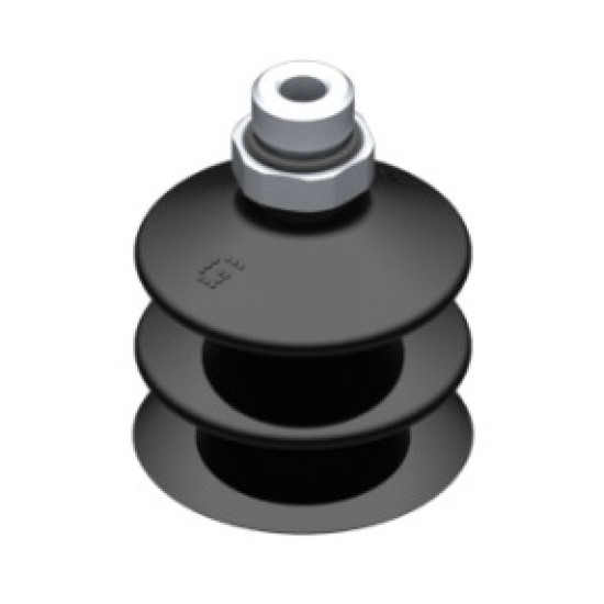 42mm-es NBR 50 kétharmonikás tapadókorong, G1/4" külső menettel.