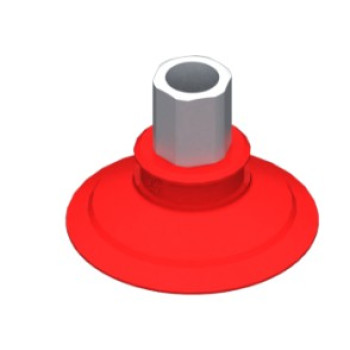 42mm-es szilikon lapos tapadókorong, G1/8" belső menettel.