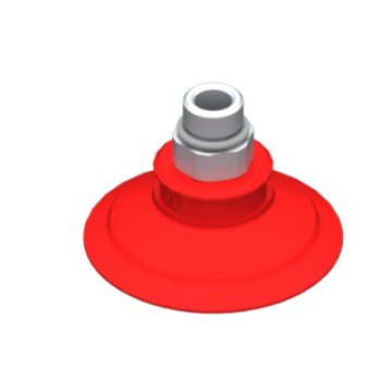 42mm-es szilikon lapos tapadókorong, G1/8" külső menettel.