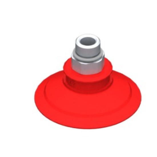 42mm-es szilikon lapos tapadókorong, G1/8" külső menettel.