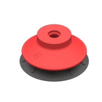 45mm-es PU 30/60 harmonikás tapadókorong, csatlakozó nélkül.