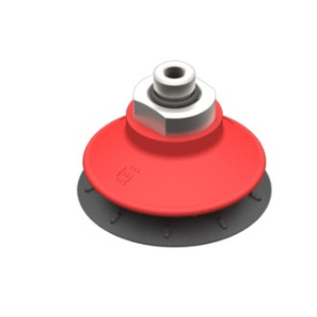 45mm-es PU 30/60 harmonikás tapadókorong, G1/8" külső menettel.