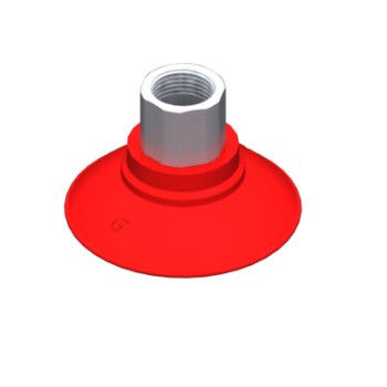 45mm-es PU 40 lapos tapadókorong, csúszásmentes, G1/4" belső menettel.