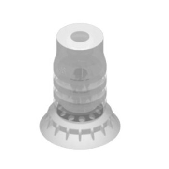 48mm-es FDA szilikon többredős tapadókorong, csatlakozó nélkül.