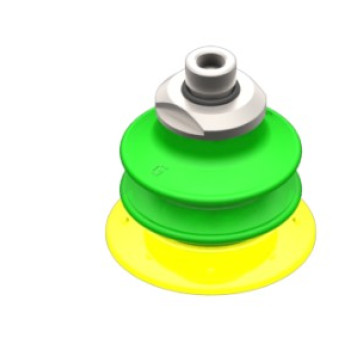 52mm-es PU 30/60 harmonikás tapadókorong, G1/4" külső menettel.