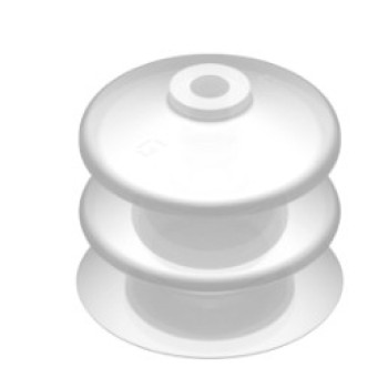 53mm-es FDA szilikon kétharmonikás tapadókorong, csatlakozó nélkül.