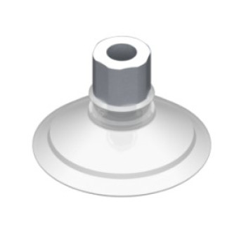 53mm-es FDA szilikon lapos tapadókorong, G1/8" belső menettel.
