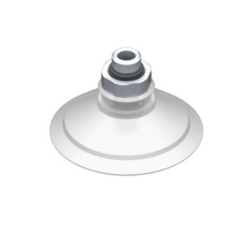 53mm-es FDA szilikon lapos tapadókorong, G1/8" külső menettel.