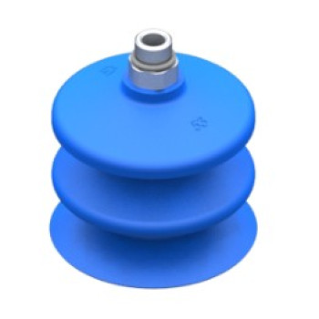 53mm-es HNBR 60 kétharmonikás tapadókorong, G1/8" külső menettel.