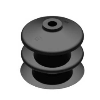 53mm-es NBR 50 kétharmonikás tapadókorong, csatlakozó nélkül.