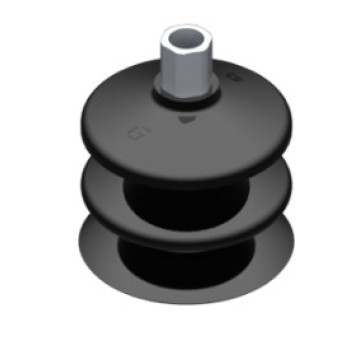 53mm-es NBR 50 kétharmonikás tapadókorong, G1/8" belső menettel.
