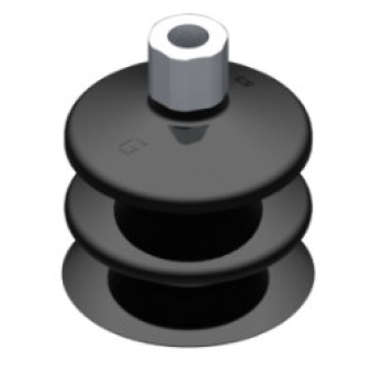 53mm-es NBR 50 kétharmonikás tapadókorong, G1/8" belső menettel.