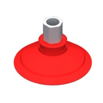 53mm-es szilikon lapos tapadókorong, G1/8" belső menettel.