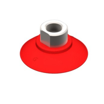 60mm-es PU 40 lapos tapadókorong, csúszásmentes, G3/8" belső menettel.