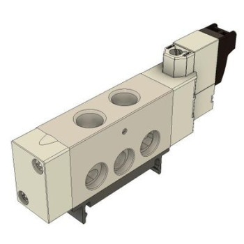 6HV mágnesszelep-5/2 utú, monostabil, AC 220 V, 06: 1/8" vezeték: 2 m.