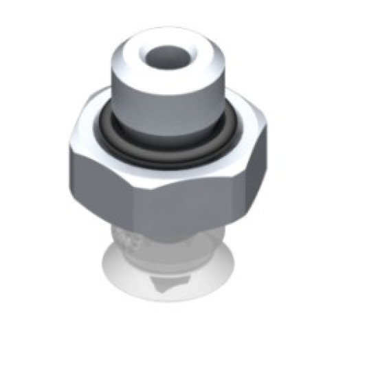 6mm-es FDA szilikon lapos tapadókorong, M5 külső menettel.
