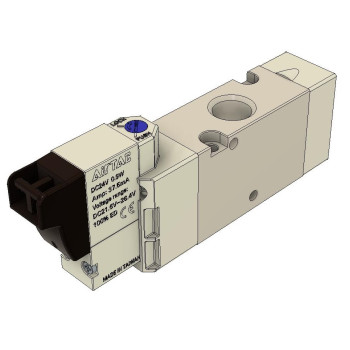 6TV mágnesszelep - 3/2 utú, monostabil, NC, AC 220 V, 1/8" vezeték: 0,5 m.