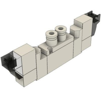 6V mágnesszelep - 5/2 utú, bistabil, DC 24 V, gyors csatl. d=4mm, vez.:0,5m.