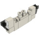 6V mágnesszelep - 5/2 utú, bistabil, DC 24 V, gyors csatl. d=4mm, vez.:0,5m.