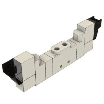 Mágnesszelep-5/3 utú, közép. zárt, AC 220V, menetes csat.:M5, vez.:0,5m.