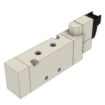 6V mágnesszelep - 5/2 utú, monostabil, DC 24 V, menetes csatl.: 1/8", vez.:0,5m.