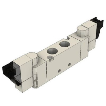 6V mágnesszelep - 5/2 utú, bistabil, DC 12 V, gyors csatl. 06: 1/8", vez.:0,5m.