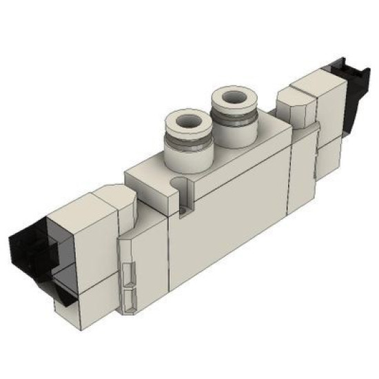 6V mágnesszelep - 5/2 utú, bistabil, AC 110 V, gyors csatl. d=6mm, vez.:0,5m.