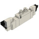 Mágnesszelep-5/3 utú, közép. nyom. alatt, AC 110V, gyors csat. d=6mm, vez.:2m.