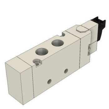 6V mágnesszelep - 5/2 utú, monostabil, AC 220 V, menetes csatl.: 1/8", vez.:0,5m
