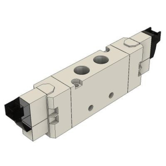6V mágnesszelep - 5/2 utú, bistabil, AC 110 V, menetes csatl.: 1/4", vez.:2m.
