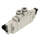 6V mágnesszelep - 5/2 utú, bistabil, AC 220 V, gyors csatl. d=10mm, vez.:0,5m.
