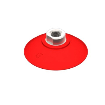80mm-es PU 40 lapos tapadókorong, csúszásmentes, G3/8" belső menettel.